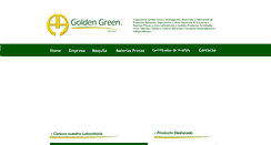 Desktop Screenshot of goldengreen.cl